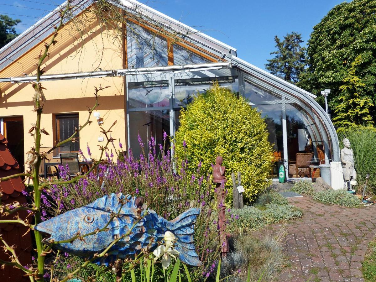 "Balmgarten" Im Naturpark Usedom, Bio Solarhaus Mit Grossem Garten Exterior photo