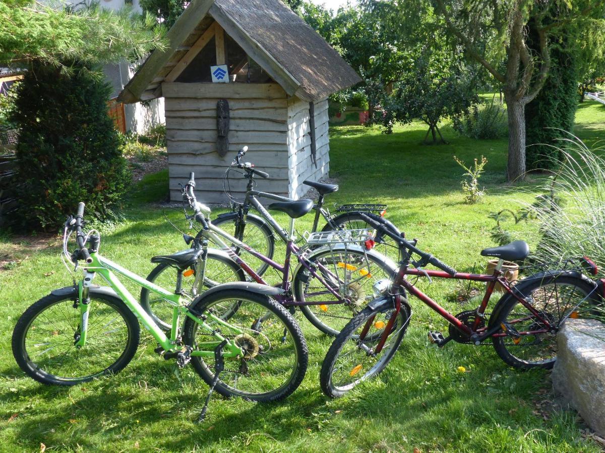 "Balmgarten" Im Naturpark Usedom, Bio Solarhaus Mit Grossem Garten Exterior photo